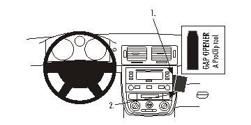 ProClip Monteringsbygel Chevrolet Cobalt 05-10 ryhmässä Autohifi / Mikä sopii autooni / Chevrolet @ BRL (240CHECOB05PROC)