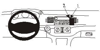 ProClip Monteringsbygel Chevrolet Impala 00-05 ryhmässä Autohifi / Mikä sopii autooni / Chevrolet @ BRL (240CHEIMP00PROC)