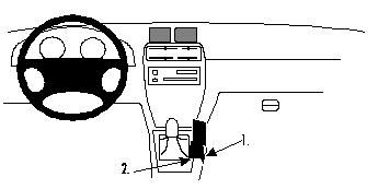 ProClip Monteringsbygel Chevrolet Tracker 98-04/Suzuki Grand Vitara 98-02 ryhmässä Autohifi / Mikä sopii autooni / Suzuki / Grand Vitara / Grand Vitara 1998-2006 @ BRL Electronics (240CHETRA98PROC)