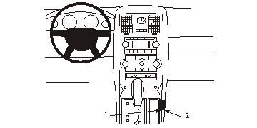 ProClip Monteringsbygel Chrysler 300C/Touring 05-10 ryhmässä Autohifi / Mikä sopii autooni / Chrysler @ BRL (240CHR300C05PROC)