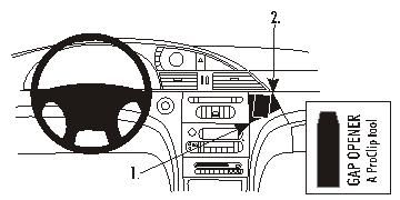 ProClip Monteringsbygel Chrysler Pacifica 04-09 ryhmässä Autohifi / Mikä sopii autooni / Chrysler @ BRL (240CHRPAC04PROC)