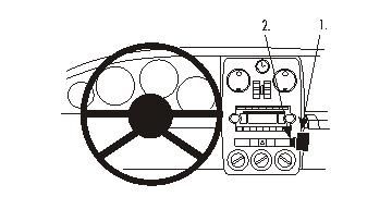 ProClip Monteringsbygel Chrysler PT Cruiser 06-10 ryhmässä Autohifi / Mikä sopii autooni / Chrysler @ BRL (240CHRPTC06PROC)