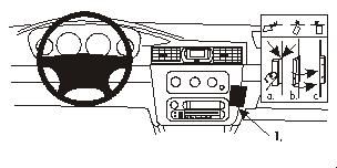 ProClip Monteringsbygel Chrysler Stratus 01-07 ryhmässä Autohifi / Mikä sopii autooni / Chrysler @ BRL (240CHRSTR01PROC)