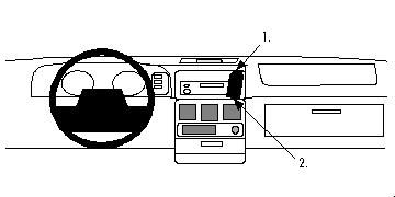 ProClip Monteringsbygel Chrysler Voyager 94-95 ryhmässä Autohifi / Mikä sopii autooni / Chrysler @ BRL (240CHRVOY94PROC)
