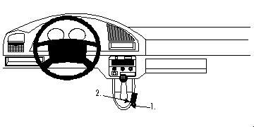 ProClip Monteringsbygel Citroen Berlingo/Peugeot Partner 97-02 ryhmässä Autohifi / Mikä sopii autooni / Peugeot / Peugeot Partner / Peugeot Partner 1997-2008 @ BRL Electronics (240CITBER97PROC)