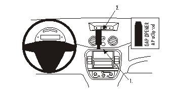 ProClip Monteringsbygel Citroen C2/C3 06-09 ryhmässä Autohifi / Mikä sopii autooni / Citroën / C3 @ BRL Electronics (240CITC2C306PROC)