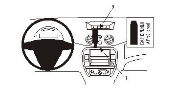 ProClip Monteringsbygel Citroen C2/C3 06-09 ryhmässä Autohifi / Mikä sopii autooni / Citroën / C3 @ BRL Electronics (240CITC2C306PROC)