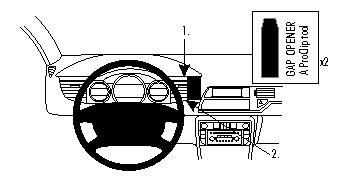 ProClip Monteringsbygel Citroen C5 III 08-15 ryhmässä Autohifi / Mikä sopii autooni / Citroën / C5 @ BRL Electronics (240CITC5IIIPROC)