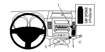 ProClip Monteringsbygel Citroen C-Crosser 07-13 ryhmässä Autohifi / Mikä sopii autooni / Citroën / C-Crosser @ BRL Electronics (240CITCCR07PROC)