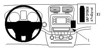 ProClip Monteringsbygel Dodge Journey/Fiat Freemont 11-15 ryhmässä Autohifi / Mikä sopii autooni / Dodge @ BRL (240DODJOU11PROC)