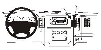 ProClip Monteringsbygel Dodge Ram Pick Up 1500, 2500/3500 02-05 ryhmässä Autohifi / Mikä sopii autooni / Dodge @ BRL (240DODRAMP02PROC)