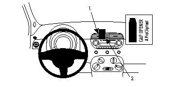 ProClip Monteringsbygel Fiat 500 07-15 ryhmässä Autohifi / Mikä sopii autooni / Fiat / 500 @ BRL Electronics (240FIA50007PROC)