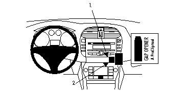 ProClip Monteringsbygel Fiat Bravo 08-14 ryhmässä Autohifi / Mikä sopii autooni / Fiat / Brava/Bravo @ BRL Electronics (240FIABRA08PROC)