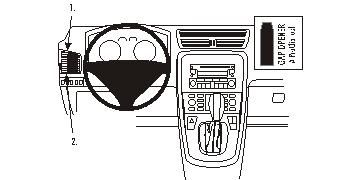 ProClip Monteringsbygel Fiat Croma 06-11 ryhmässä Autohifi / Mikä sopii autooni / Fiat / Croma @ BRL Electronics (240FIACRO06PROC)
