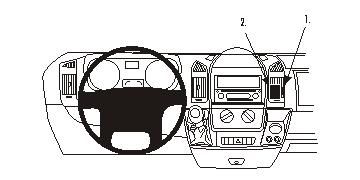 ProClip Monteringsbygel Fiat Ducato 07-15 ryhmässä Autohifi / Mikä sopii autooni / Fiat / Ducato @ BRL Electronics (240FIADUC07PROC)