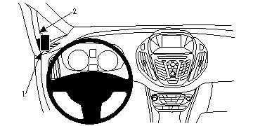 ProClip Monteringsbygel Ford B-Max 13-15 ryhmässä Autohifi / Mikä sopii autooni / Ford / B-max / B-max 2012- @ BRL Electronics (240FORBMA13PROC)