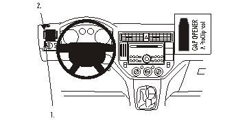 ProClip Monteringsbygel Ford C-Max 04-10/Ford Kuga 08-12 ryhmässä Autohifi / Mikä sopii autooni / Ford / Kuga / Kuga 2008-2012 @ BRL Electronics (240FORCMA04PROC)