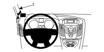 ProClip Monteringsbygel Ford Focus 11-15 ryhmässä Autohifi / Mikä sopii autooni / Ford / Focus / Focus 2011-2018 @ BRL Electronics (240FORDFOC11PROC)