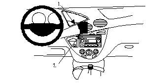 ProClip Monteringsbygel Ford Focus 99-04 ryhmässä Autohifi / Mikä sopii autooni / Ford / Focus / Focus 1998-2004 / Muut asiat Focus 1998-2004 @ BRL Electronics (240FORDFOC99PROC)