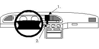 ProClip Monteringsbygel Ford Mondeo 93-96 ryhmässä Autohifi / Mikä sopii autooni / Ford / Mondeo / Mondeo 1993-1996 @ BRL Electronics (240FORDMON93PROC)