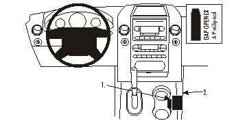 ProClip Monteringsbygel Ford F-150 04-08 ryhmässä Autohifi / Mikä sopii autooni / Ford / F150 / F150 2004-2008 @ BRL Electronics (240FORF15004PROC)