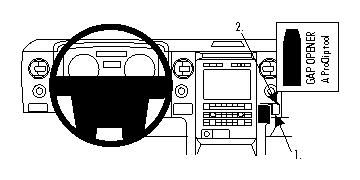 ProClip Monteringsbygel Ford F-Series 150 09-14 ryhmässä Autohifi / Mikä sopii autooni / Ford / F150 / F150 2004-2008 @ BRL Electronics (240FORF15009PROC)