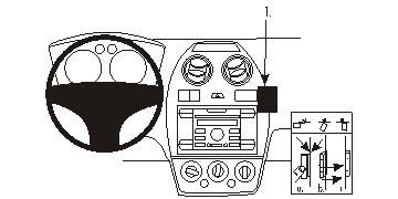 ProClip Monteringsbygel Ford Fiesta 06-08 ryhmässä Autohifi / Mikä sopii autooni / Ford / Fiesta / Fiesta 2005-2008 @ BRL Electronics (240FORFIE06PROC)