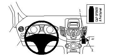 ProClip Monteringsbygel Ford Fiesta 09-15 ryhmässä Autohifi / Mikä sopii autooni / Ford / Fiesta / Fiesta 2013-2017 @ BRL Electronics (240FORFIE09PROC)