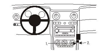 ProClip Monteringsbygel Ford Mustang 05-09 ryhmässä Autohifi / Mikä sopii autooni / Ford / Mustang / Mustang 2005- @ BRL Electronics (240FORMUS05PROC)