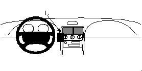 ProClip Monteringsbygel Ford Mustang 95-04 ryhmässä Autohifi / Mikä sopii autooni / Ford / Mustang / Mustang 1994-2005 @ BRL Electronics (240FORMUS95PROC)