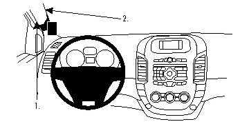 ProClip Monteringsbygel Ford Ranger 12-15 ryhmässä Autohifi / Mikä sopii autooni / Ford / Ranger / Ranger 2006-2009 @ BRL Electronics (240FORRAN12PROC)