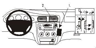 ProClip Monteringsbygel Ford Taurus 00-07 ryhmässä Autohifi / Mikä sopii autooni / Ford / Taurus / Taurus 1986-1995 @ BRL Electronics (240FORTAUR00PROC)