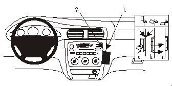ProClip Monteringsbygel Ford Taurus 00-07 ryhmässä Autohifi / Mikä sopii autooni / Ford / Taurus / Taurus 1986-1995 @ BRL Electronics (240FORTAUR00PROC)