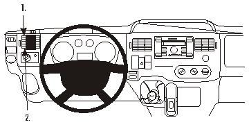 ProClip Monteringsbygel Ford Transit 07-13 ryhmässä Autohifi / Mikä sopii autooni / Ford / Transit / Transit 2006-2014 @ BRL Electronics (240FORTRA07PROC)