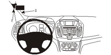 ProClip Monteringsbygel Ford Transit Connect/Tourneo Connect 14-15 ryhmässä Autohifi / Mikä sopii autooni / Ford / Transit Connect / Transit Connect 2002-2013 @ BRL Electronics (240FORTRAC14PROC)