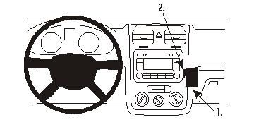 ProClip Monteringsbygel VW Golf V 04-09/Golf V Variant 07-09/Jetta 06-10/Eos 07-15/Jetta 06-10 ryhmässä Autohifi / Mikä sopii autooni / Volkswagen / Golf / Golf Mk6 2009-2013 / Övrigt Golf Mk6 2009-2013 @ BRL Electronics (240GOLFVPROCLIP)