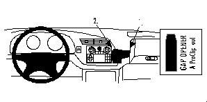 ProClip Monteringsbygel Honda Accord 99-02 ryhmässä Autohifi / Mikä sopii autooni / Fiat / UNO @ BRL Electronics (240HONACC99PROC)