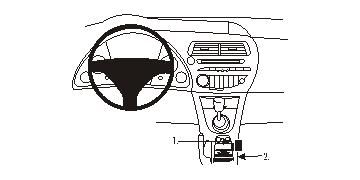 ProClip Monteringsbygel Honda Civic 06-11 ryhmässä Autohifi / Mikä sopii autooni / Honda @ BRL Electronics (240HONCIV06PROC)