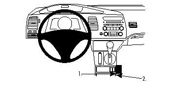 ProClip Monteringsbygel Honda Civic Hybrid 06-11 ryhmässä Autohifi / Mikä sopii autooni / Honda @ BRL Electronics (240HONCIVH06PROC)