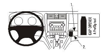ProClip Monteringsbygel Honda CR-V 07-11 ryhmässä Autohifi / Mikä sopii autooni / Toyota / Tundra @ BRL Electronics (240HONCRV07PROC)