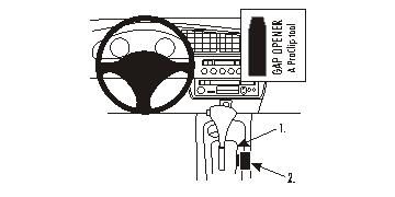 ProClip Monteringsbygel Honda Insight 01-08 ryhmässä Autohifi / Mikä sopii autooni / Honda @ BRL Electronics (240HONINS01PROC)