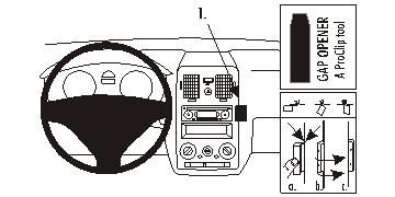 ProClip Monteringsbygel Hyundai Getz 06-10 ryhmässä Autohifi / Mikä sopii autooni / Hyundai / Getz / Getz 2002-2009 @ BRL Electronics (240HYUGET06PROC)