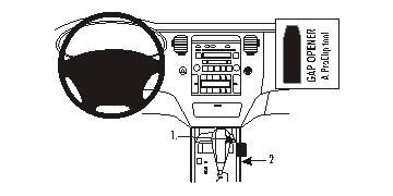 ProClip Monteringsbygel Hyundai Grandeur 06-09 ryhmässä Autohifi / Mikä sopii autooni / Hyundai / Grandeur / Grandeur 2006- @ BRL Electronics (240HYUGRA06PROC)