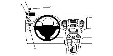 ProClip Monteringsbygel Hyundai i10 08-13 ryhmässä Autohifi / Mikä sopii autooni / Hyundai / I10 / i10 2008-2013 @ BRL Electronics (240HYUI1008PROC)