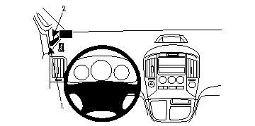 ProClip Monteringsbygel Hyundai H1 09-15 ryhmässä Autohifi / Mikä sopii autooni / Hyundai / H1 / H1 2005-2007 @ BRL Electronics (240HYUILO09PROC)