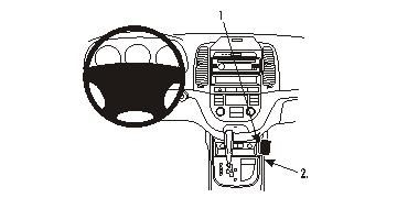 ProClip Monteringsbygel Hyundai Santa Fe 06-12 ryhmässä Autohifi / Mikä sopii autooni / Hyundai / Santa Fe / Santa Fe 2006-2012 @ BRL Electronics (240HYUSAN06PROC)
