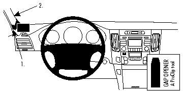 ProClip Monteringsbygel Hyundai Sonata 09-10 ryhmässä Autohifi / Mikä sopii autooni / Hyundai / Sonata / Sonata 2009- @ BRL Electronics (240HYUSON09PROC)