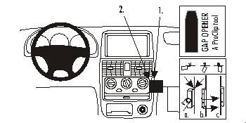 ProClip Monteringsbygel Kia Carens 01-02 ryhmässä Autohifi / Mikä sopii autooni / Kia / Carens / Carens 1998- @ BRL Electronics (240KIACAR01PROC)