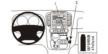 ProClip Monteringsbygel Kia Carnival 06-11 ryhmässä Autohifi / Mikä sopii autooni / Kia / Carnival / Carnival II 2006-2011 @ BRL Electronics (240KIACARN06PROC)