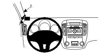 ProClip Monteringsbygel Kia Ceed 10-12 ryhmässä Autohifi / Mikä sopii autooni / Kia / Ceed / Ceed 2009-2012 / Muut Ceed 2009-2012 @ BRL Electronics (240KIACEE10PROC)